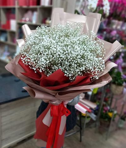 Букет цветов из: Гипсофила в Пески