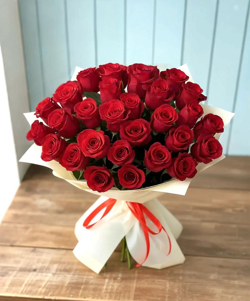 Букет 29 Красных роз в Пески