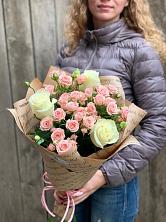 Букет цветов из:  Розы в Пески