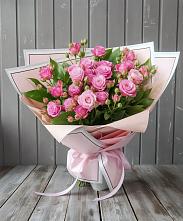 Букет Розовый кустик в Пески