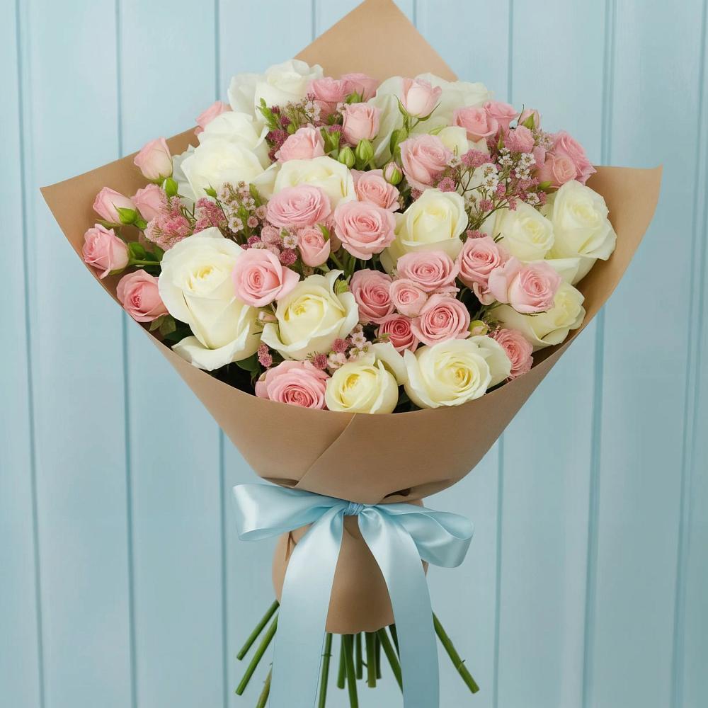 Букет цветов из: Розы в Пески