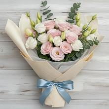Букет цветов из:  Лизиантусы в Пески