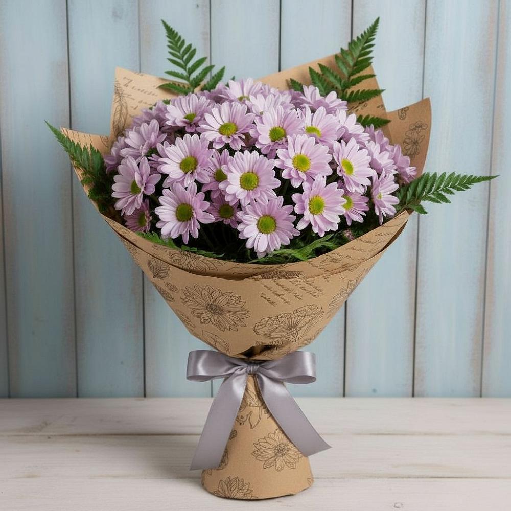 Букет цветов из: Хризантемы в Пески