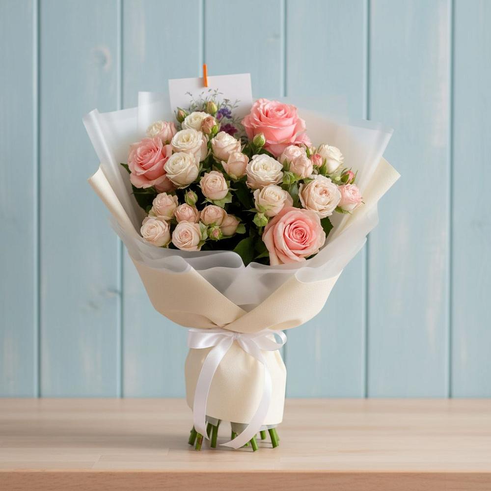 Букет цветов из: Розы в Пески