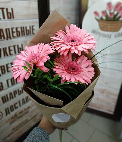 Букет цветов из: Герберы в Пески