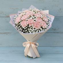 Букет цветов из:  Гвоздики #REPLACE_PRED# Пески
