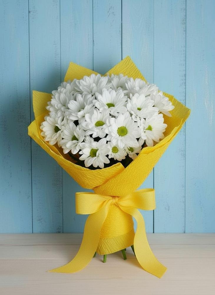 Букет цветов из: Хризантемы в Пески