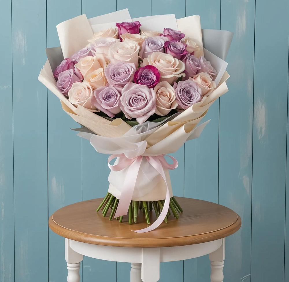 Букет цветов из: Розы в Пески