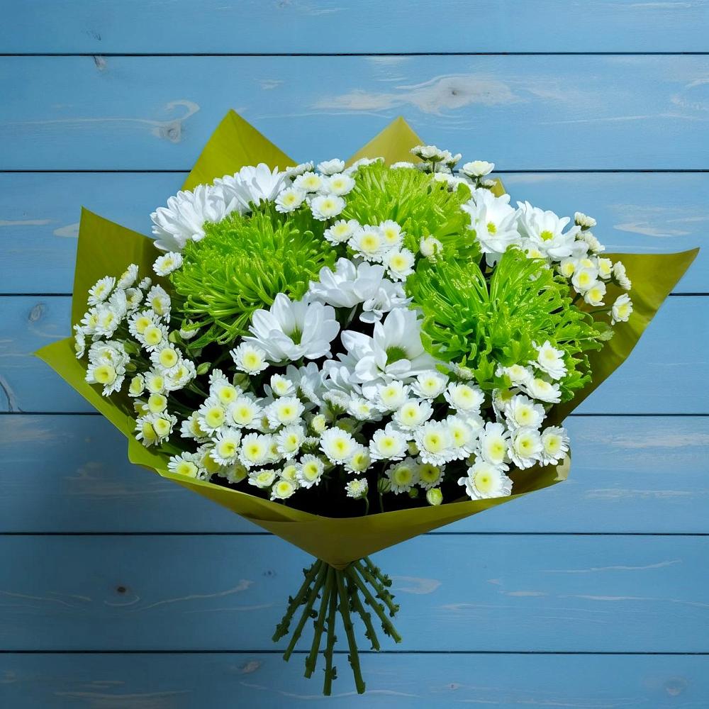 Букет цветов из: Хризантемы в Пески