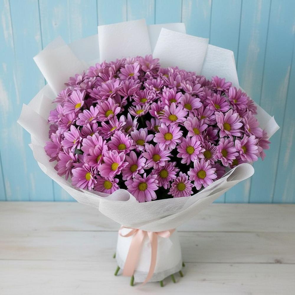 Букет цветов из: Хризантемы в Пески