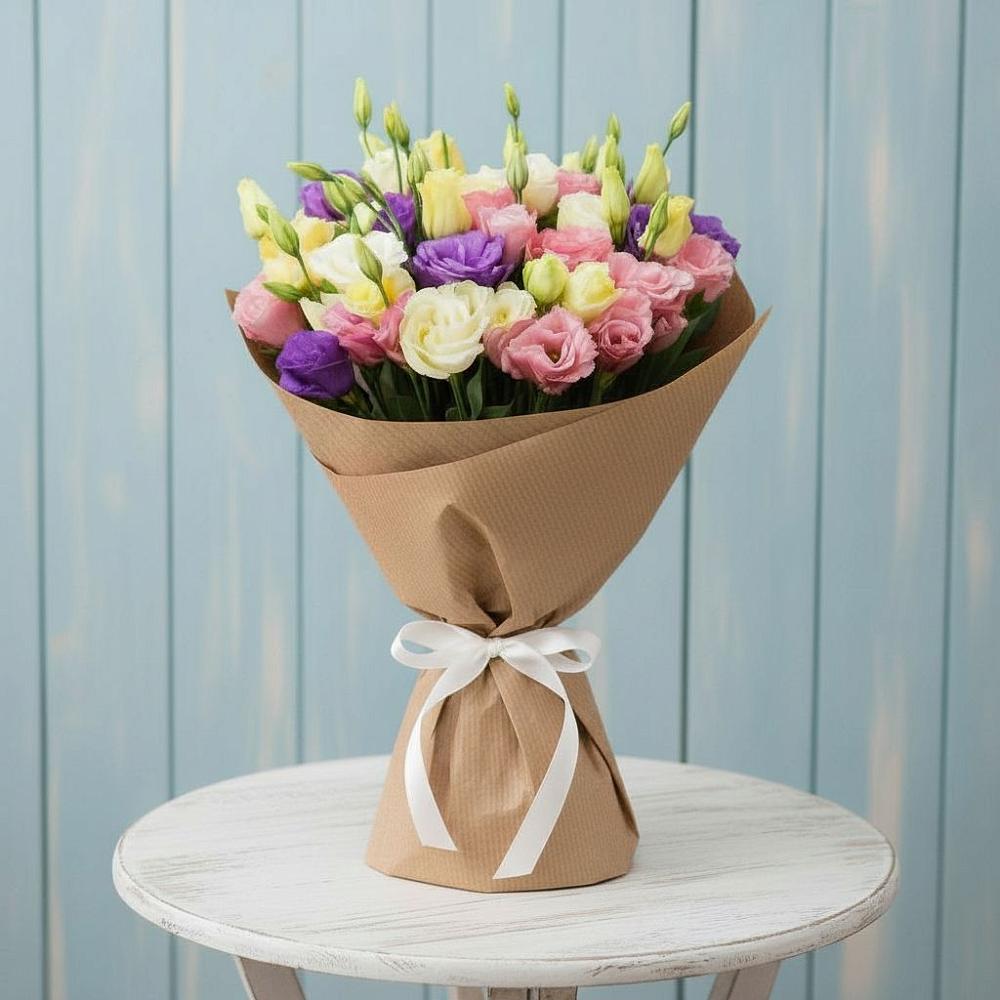 Букет цветов из: Лизиантусы в Пески