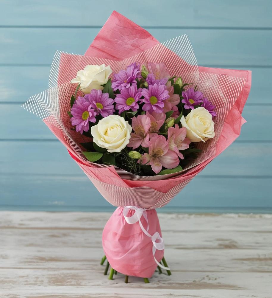 Букет цветов из: Герберы в Пески