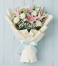 Букет цветов из:  Лилии #REPLACE_PRED# Пески